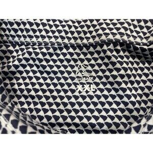 Rhoback The Palmetto South Carolina State Golf Polo White Blue XXL Performance